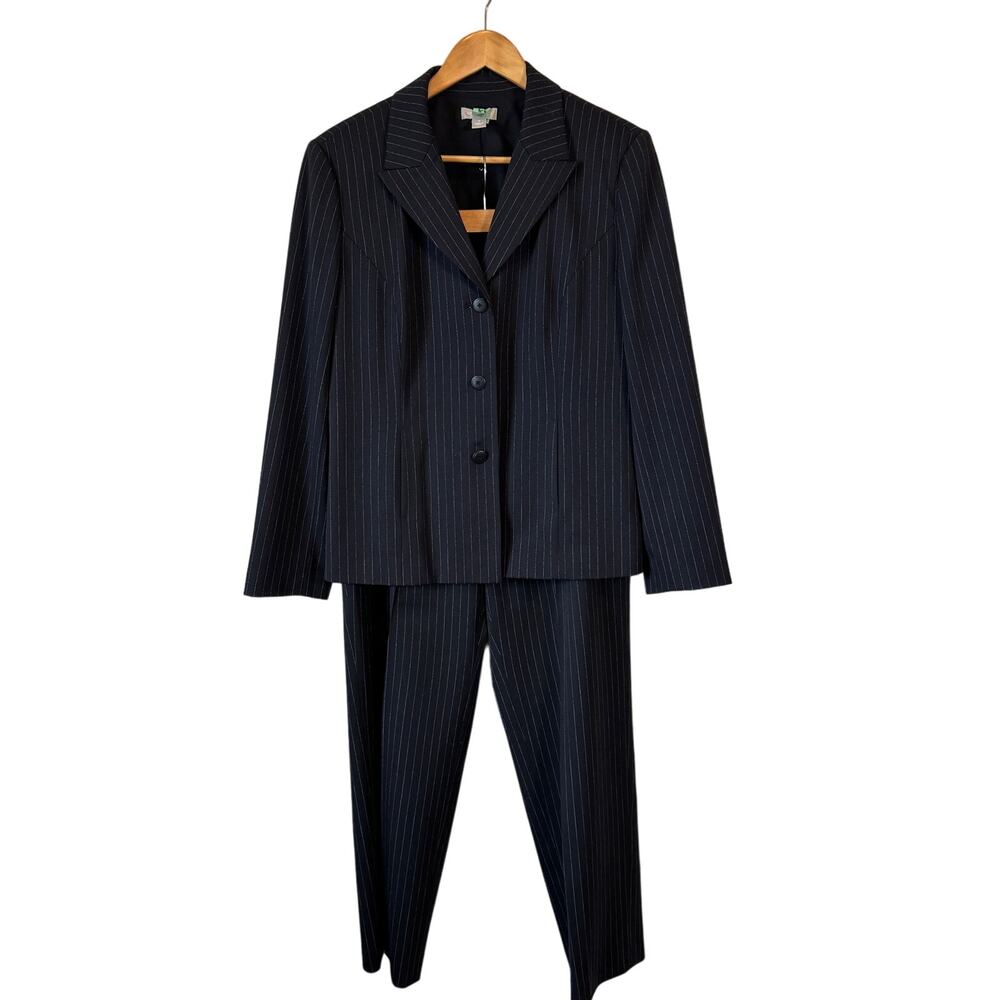 Nordstrom Charcoal Pinstripe Blazer & Suit Jacket